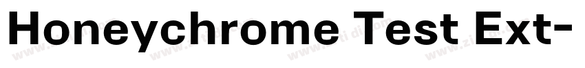 Honeychrome Test Ext字体转换